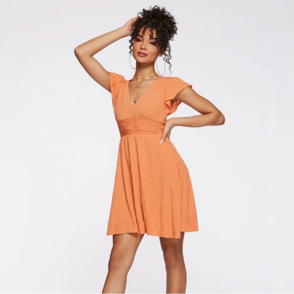 Jessica Simpson Orange Mini Dress